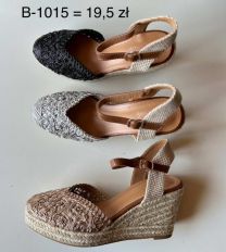 Sandały na koturnie (36-41/12P)