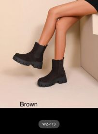 Botki na płaskim (36-41/12P)