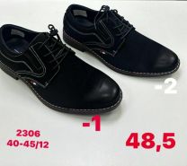 Półbuty wiązane męskie (40-45/12P)