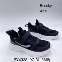 Buty sportowe na rzepy chłopięce (31-36/8P)