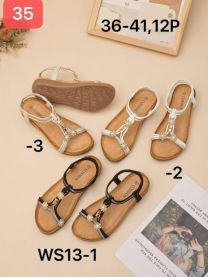Sandały na koturnie (36-41/12P)