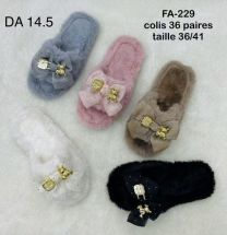 Kapcie odkryte palce damskie(36-41/36P)