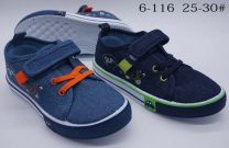 Trampki na rzepy chłopięce (25-30/16P)