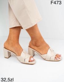 Klapki na obcasie (36-41/12P)