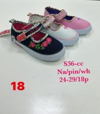 Trampki na rzepy dziewczynka (24-29/18P)