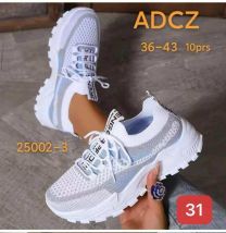 (36-43/10P)_Buty Sportowe Wiązane Damskie