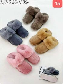 Kapcie zakryte palce damskie (36-41/36P)