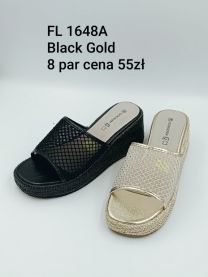 GOODIN_Klapki na koturnie (36-41/8P)