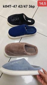 Kapcie zakryte palce męskie (42-47/36P)