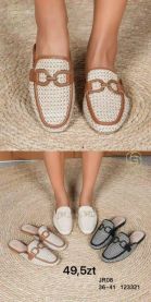 Klapki zakryte palce damskie(36-41/12P)