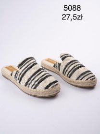 Klapki zakryte palce damskie(36-41/12P)