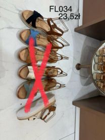 Sandały na koturnie (36-41/12P)