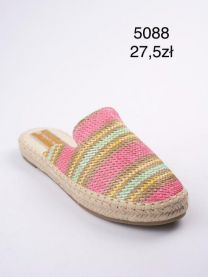 Klapki zakryte palce damskie(36-41/12P)