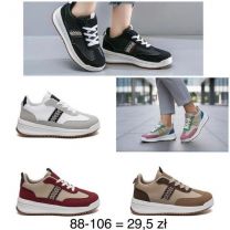 Buty Sportowe Wiązane Damskie (36-41/12P)