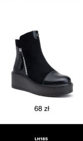 Botki na koturnie (36-41/12P)