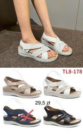 Sandały na koturnie (36-41/12P)