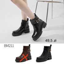 Botki na płaskim (36-41/12P)