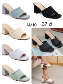 Klapki na obcasie (36-41/12P)