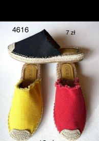 Klapki zakryte palce damskie(36-41/12P)