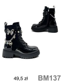 Botki na płaskim (36-41/12P)