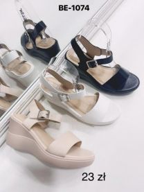 Sandały na koturnie (36-41/12P)