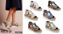 Sandały na koturnie (36-41/12P)