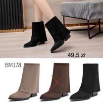 Botki na obcasie (36-41/12P)