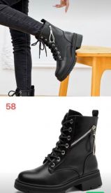 Botki na płaskim (36-41/12P)