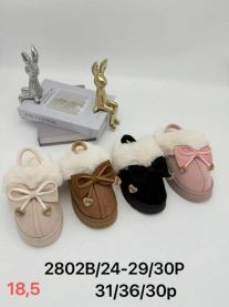 Kapcie zakryte palce dzieci (31-36/30P)