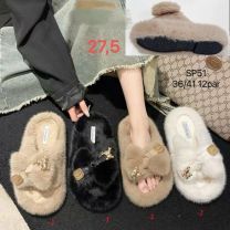 Kapcie odkryte palce damskie(36-41/12P)