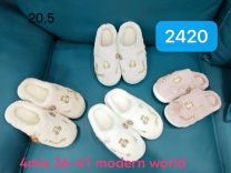 Kapcie zakryte palce damskie (36-41/36P)