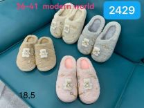 Kapcie zakryte palce damskie (36-41/36P)