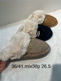 Kapcie zakryte palce damskie (36-41/36P)