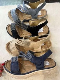 Sandały na koturnie (36-41/12P)