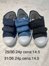 Trampki na rzepy chłopięce (25-30/24P)