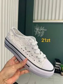 Trampki wiążane damskie(36-41/12P)