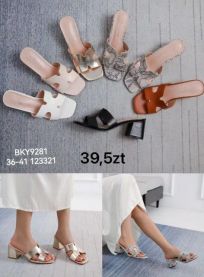 Klapki na obcasie (36-41/12P)