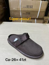 Klapki zakryte palce damskie(36-41/12P)