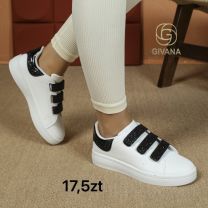 Buty sportowe na rzepy damskie (36-41/12P)