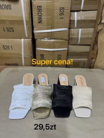 Klapki na obcasie (36-41/12P)