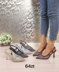 Sandały na szpilce (36-41/12 Par)