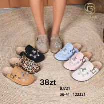 Klapki zakryte palce damskie(36-41/12P)