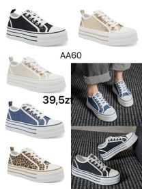 Trampki wiążane damskie (36-41/12P)