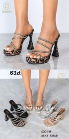 Klapki na obcasie (36-41/12P)