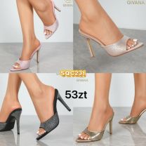 Klapki na obcasie (36-41/12P)