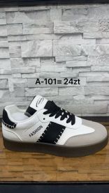 buty sportowe wiązane damskie (36-41/12P)