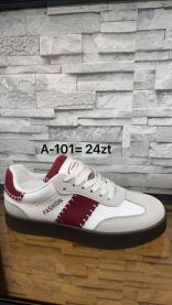 buty sportowe wiązane damskie (36-41/12P)