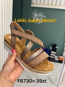 Sandały na koturnie (36-41/12P)