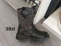 Botki na płaskim (36-41/12P)