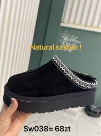 Kapcie zakryte palce damskie (36-41/12P)